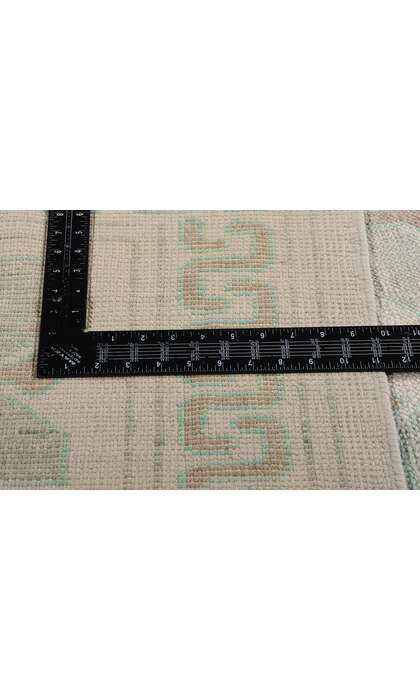 8 x 9 Modern Light Green Turkish Oushak Rug 54007