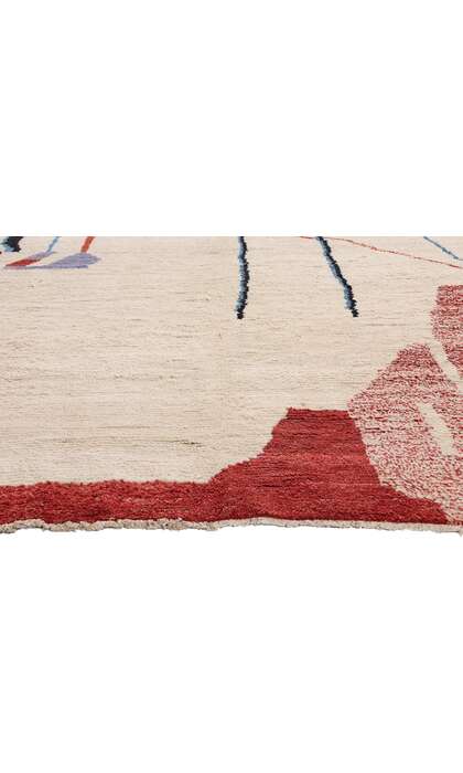 10 x 14 Modern Brutalist Dreamscape Moroccan Rug 81015