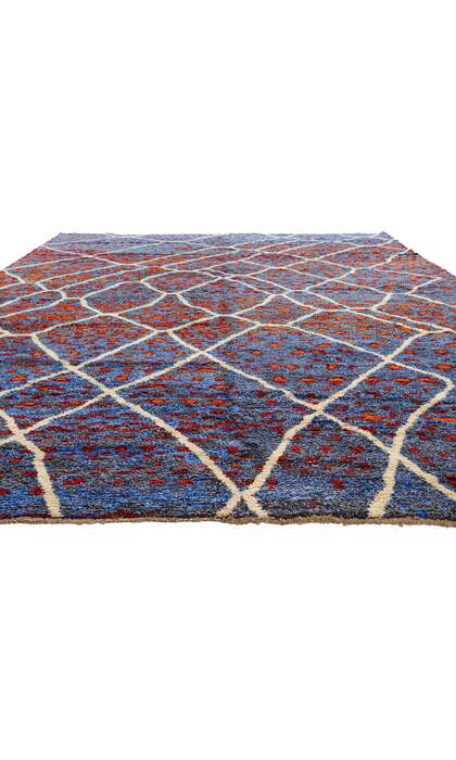 10 x 14 Modern Abstract Moroccan Rug 80484