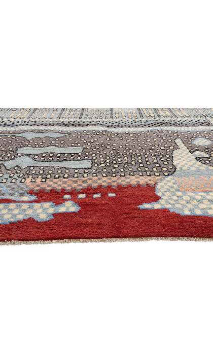 10 x 14 Modern Abstract Moroccan Rug 80644