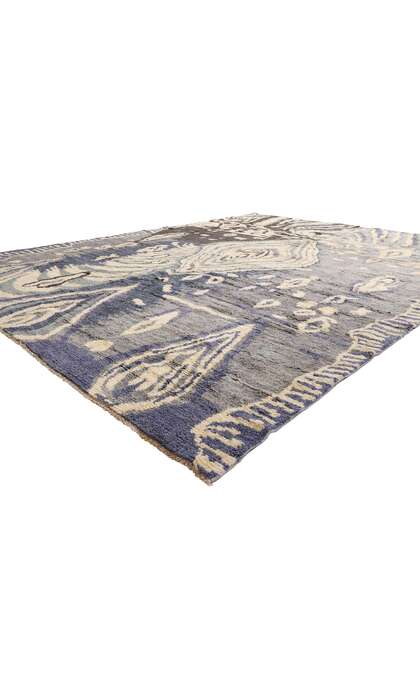 10 x 14 Modern Abstract Moroccan Rug 80475
