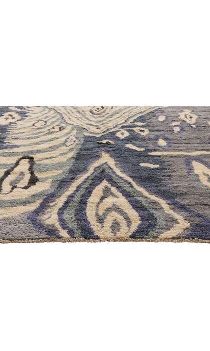 10 x 14 Modern Abstract Moroccan Rug 80475