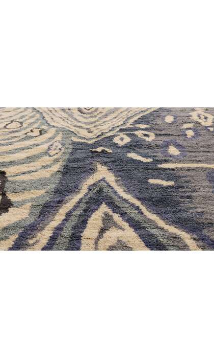 10 x 14 Modern Abstract Moroccan Rug 80475