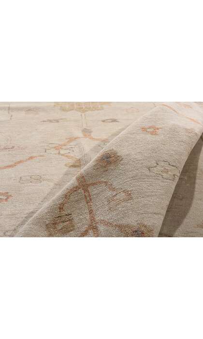 10 x 14 Vintage-Inspired Oushak Rug 30108