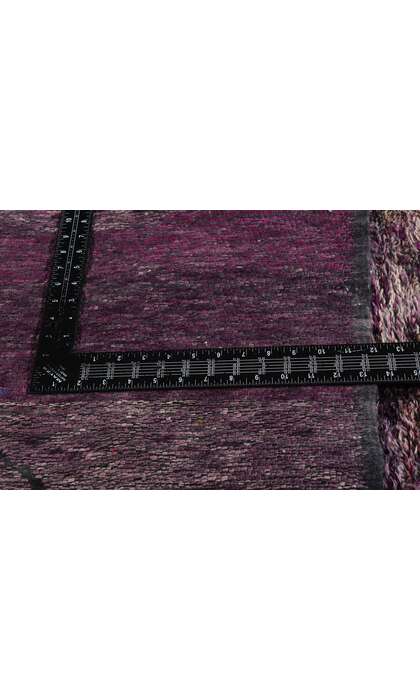 10 x 14 Modern Purple Beni Mrirt Moroccan Rug 20524