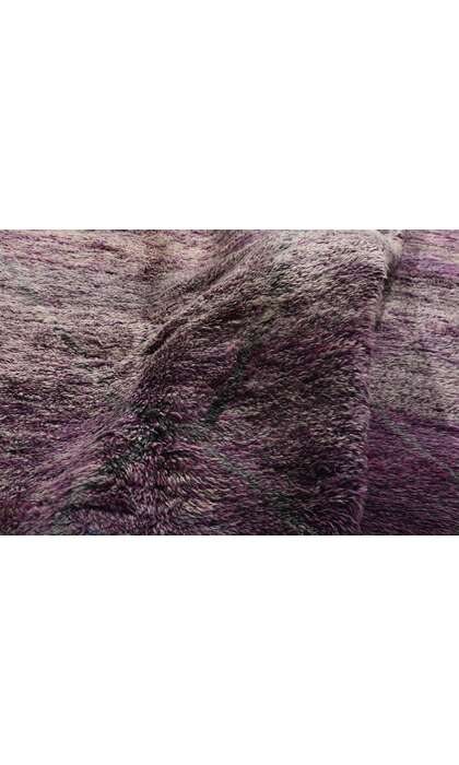 10 x 14 Modern Purple Beni Mrirt Moroccan Rug 20524