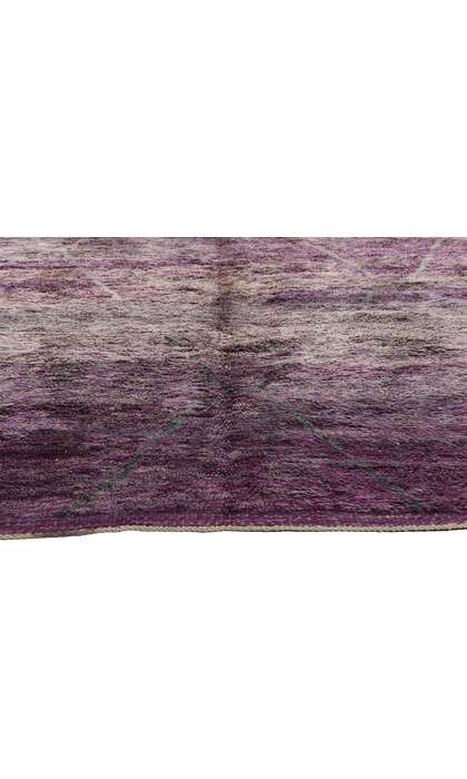 10 x 14 Modern Purple Beni Mrirt Moroccan Rug 20524