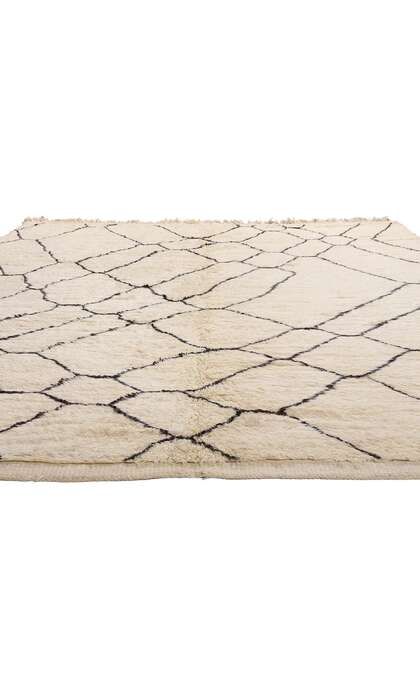 10 x 12 Organic Modern Beni Mrirt Moroccan Rug 21097
