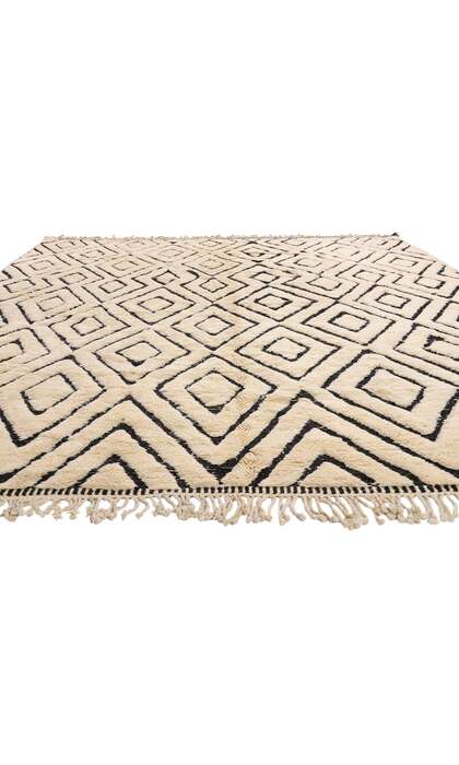 10 x 12 Organic Modern Beni Mrirt Moroccan Rug 21158