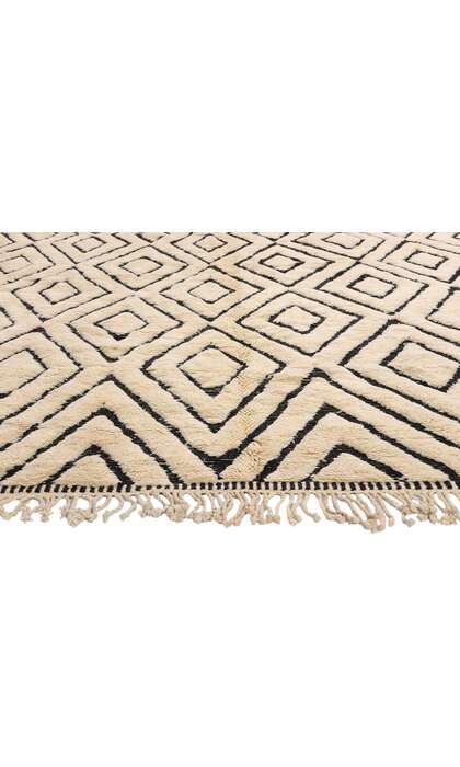10 x 12 Organic Modern Beni Mrirt Moroccan Rug 21158