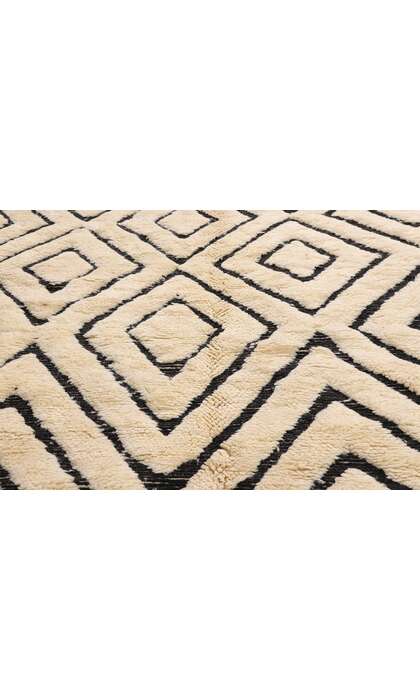 10 x 12 Organic Modern Beni Mrirt Moroccan Rug 21158