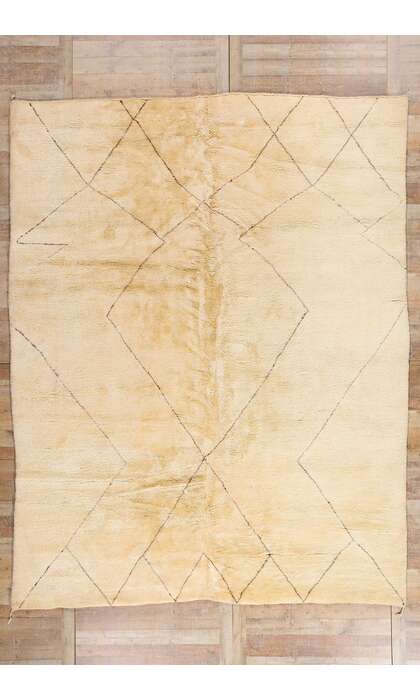 10 x 13 Organic Modern Beni Mrirt Moroccan Rug 20716