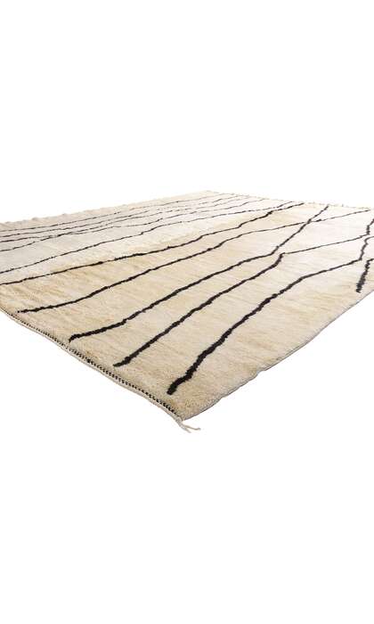 11 x 13 Organic Modern Beni Mrirt Moroccan Rug 21123