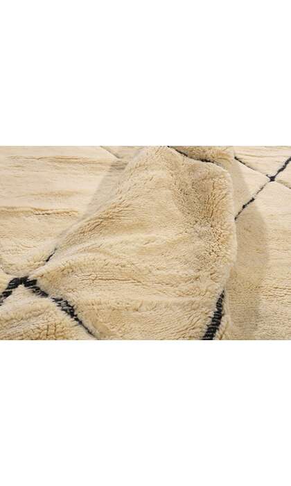 9 x 12 Organic Modern Beni Mrirt Moroccan Rug 21175