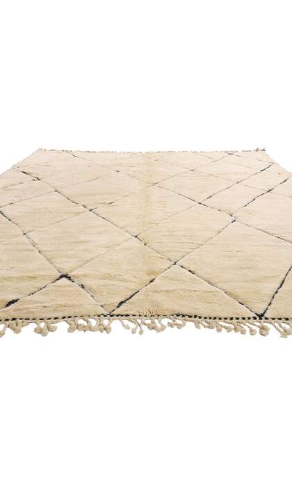 9 x 12 Organic Modern Beni Mrirt Moroccan Rug 21175