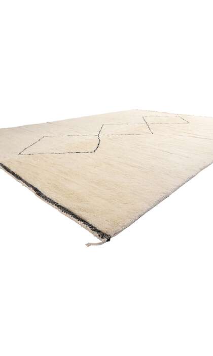 11 x 16 Organic Modern Moroccan Beni Ourain Rug 21137