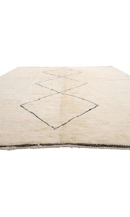 11 x 16 Organic Modern Moroccan Beni Ourain Rug 21137