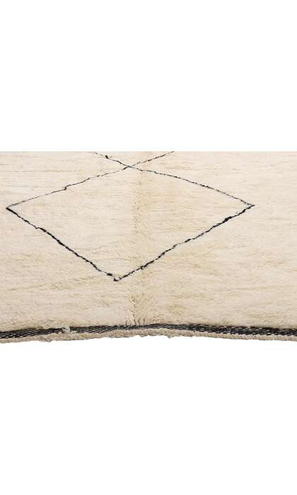 11 x 16 Organic Modern Moroccan Beni Ourain Rug 21137