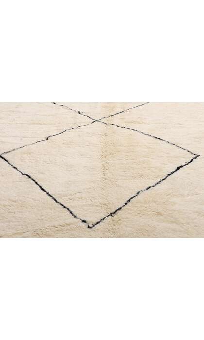 11 x 16 Organic Modern Moroccan Beni Ourain Rug 21137