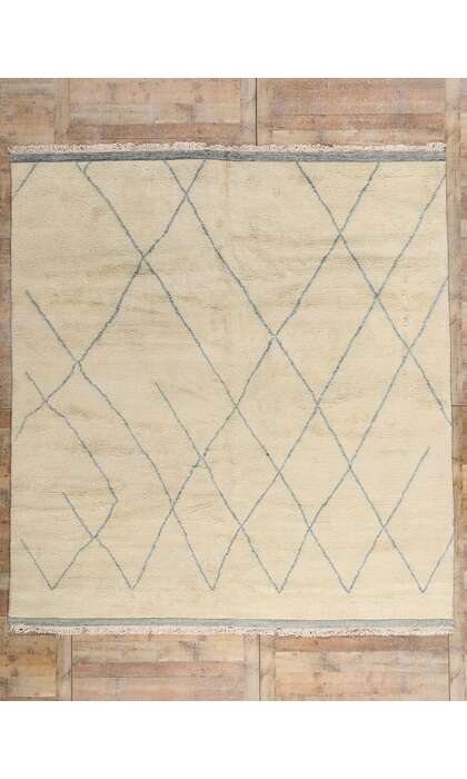 9 x 10 Organic Modern Moroccan Rug 30530