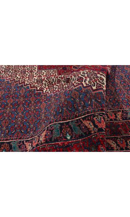 7 x 10 Vintage Persian Bijar Rug 79272