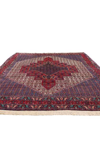 7 x 10 Vintage Persian Bijar Rug 79272