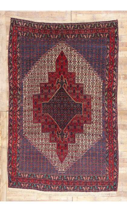 7 x 10 Vintage Persian Bijar Rug 79272
