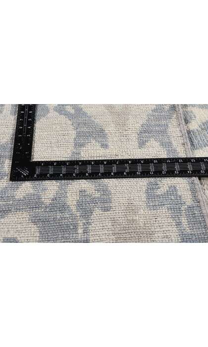 10 x 14 Transitional Light Blue Ikat Rug 30255