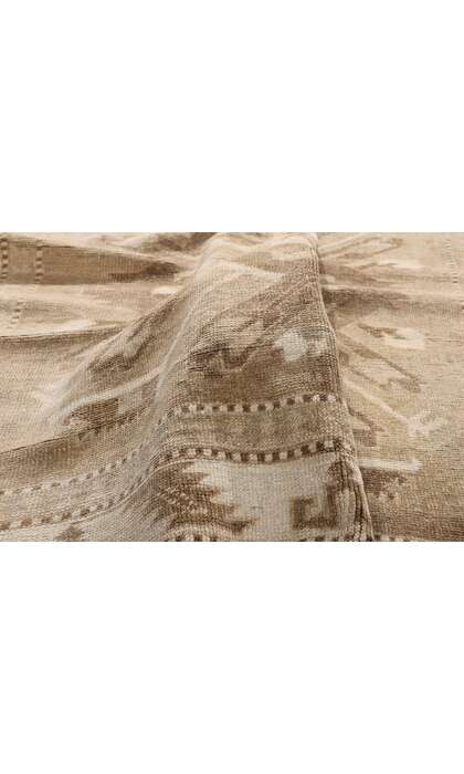 5 x 11 Vintage Earth-Tone Turkish Kars Rug 53715