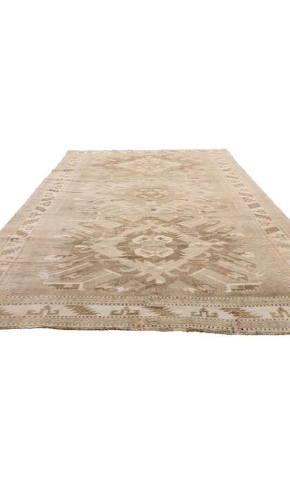 5 x 11 Vintage Earth-Tone Turkish Kars Rug 53715