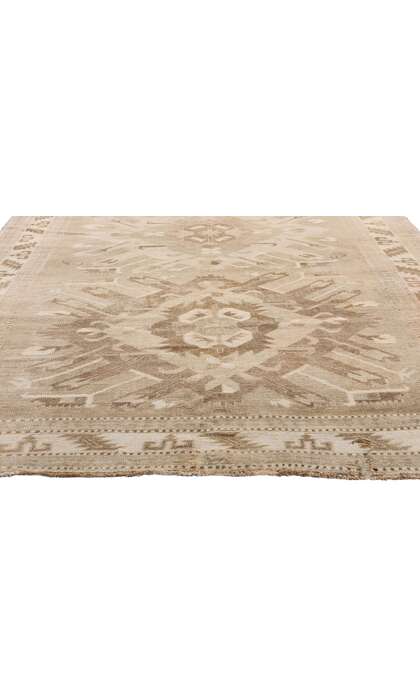 5 x 11 Vintage Earth-Tone Turkish Kars Rug 53715