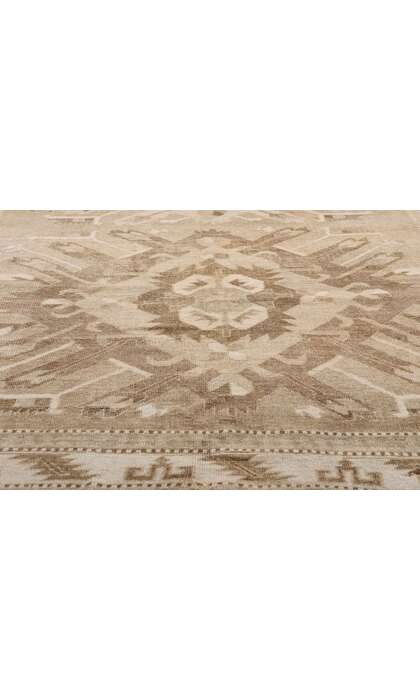 5 x 11 Vintage Earth-Tone Turkish Kars Rug 53715