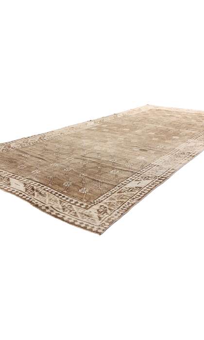 5 x 11 Vintage Earth-Tone Turkish Kars Rug 53723