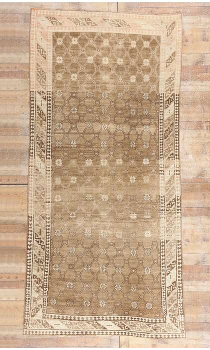 5 x 11 Vintage Earth-Tone Turkish Kars Rug 53723