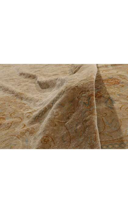 7 x 10 Vintage Turkish Oushak Rug 77707