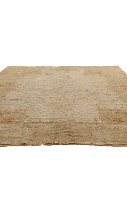 7 x 10 Vintage Turkish Oushak Rug 77707