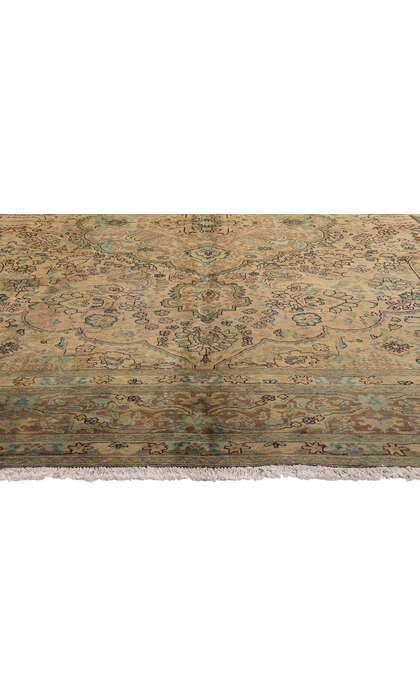 10 x 12 Vintage Persian Tabriz Rug 76542