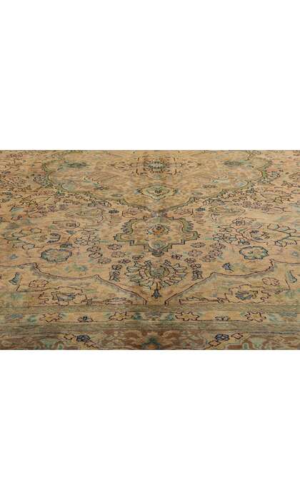 10 x 12 Vintage Persian Tabriz Rug 76542