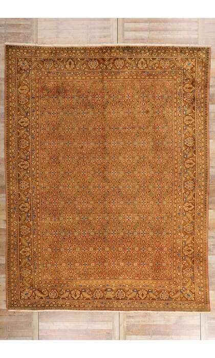 10 x 13 Vintage Persian Hamadan Rug 75776