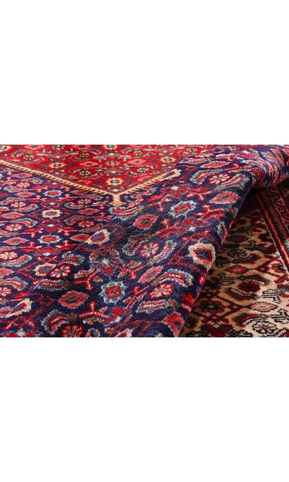 10 x 13 Vintage Persian Hamadan Rug 77149