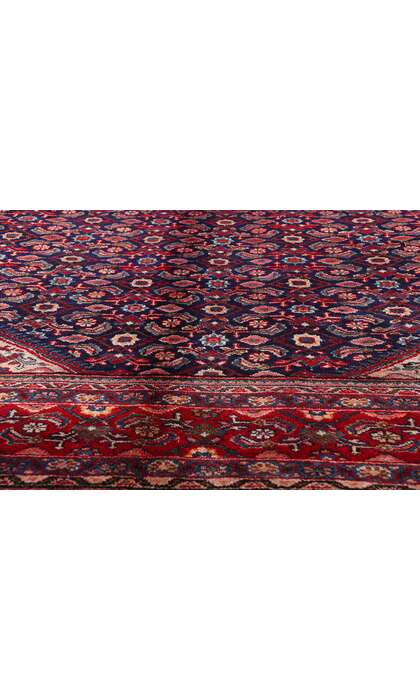 10 x 13 Vintage Persian Hamadan Rug 77149