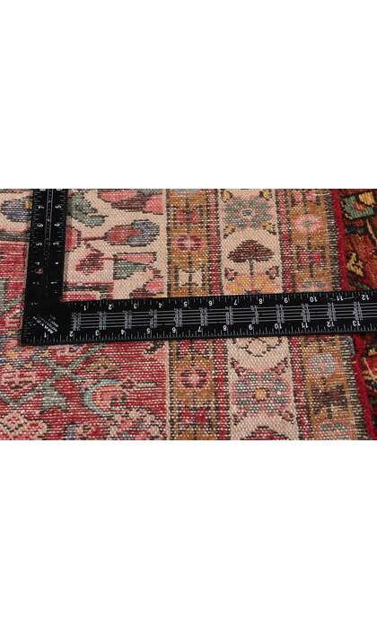 3 x 10 Vintage Persian Borchelou Hamadan Rug 79284