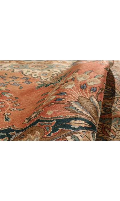 10 x 12 Vintage Persian Tabriz Rug 75586