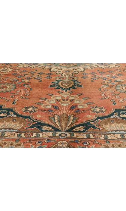 10 x 12 Vintage Persian Tabriz Rug 75586