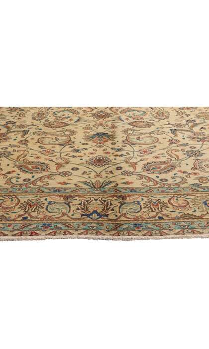 10 x 12 Vintage Persian Tabriz Rug 75588
