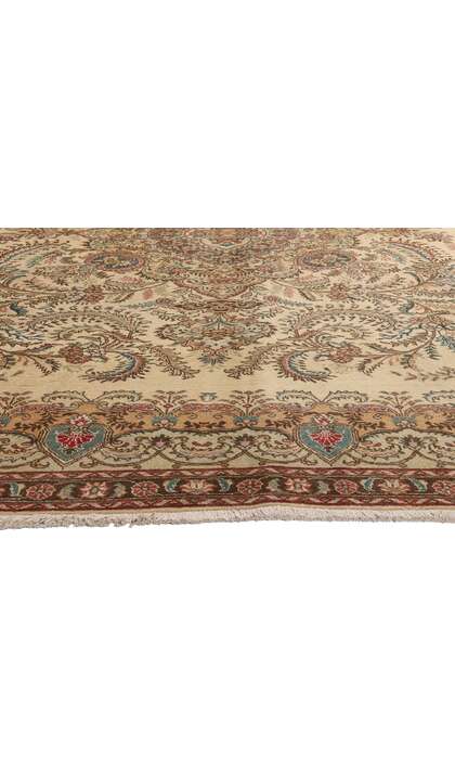 10 x 13 Vintage Persian Tabriz Rug 76285