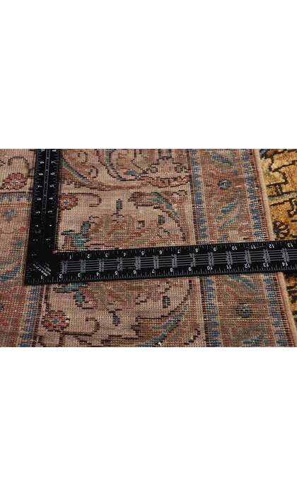 10 x 13 Vintage Persian Tabriz Rug 76328