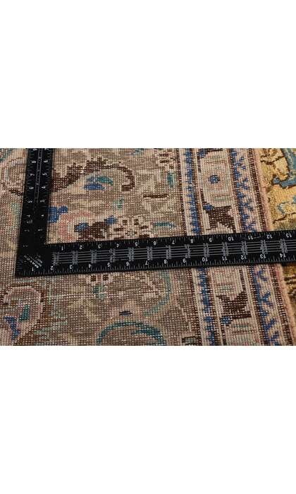 10 x 13 Vintage Persian Tabriz Rug 76327