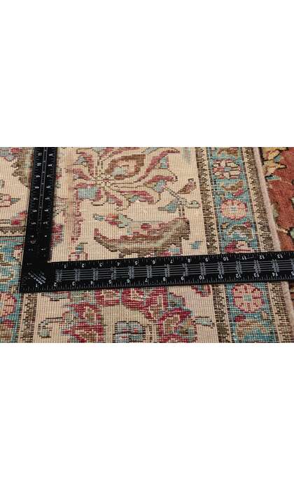 10 x 13 Vintage Persian Tabriz Hunting Rug 76286