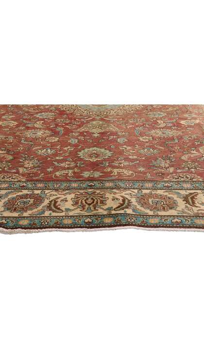 10 x 13 Vintage Persian Tabriz Hunting Rug 76286